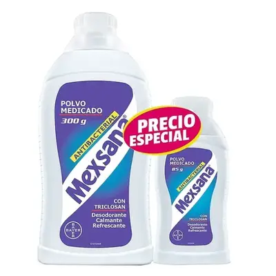 TALC.MEXSANA 300GR + TALC 85 GR OFERTA